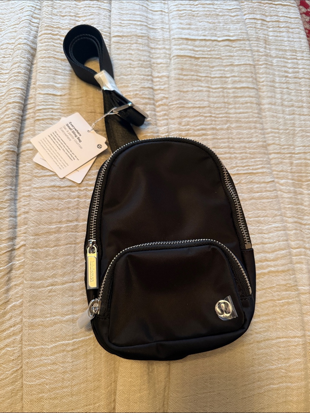 lululemon athletica Black Mini Sling Pack